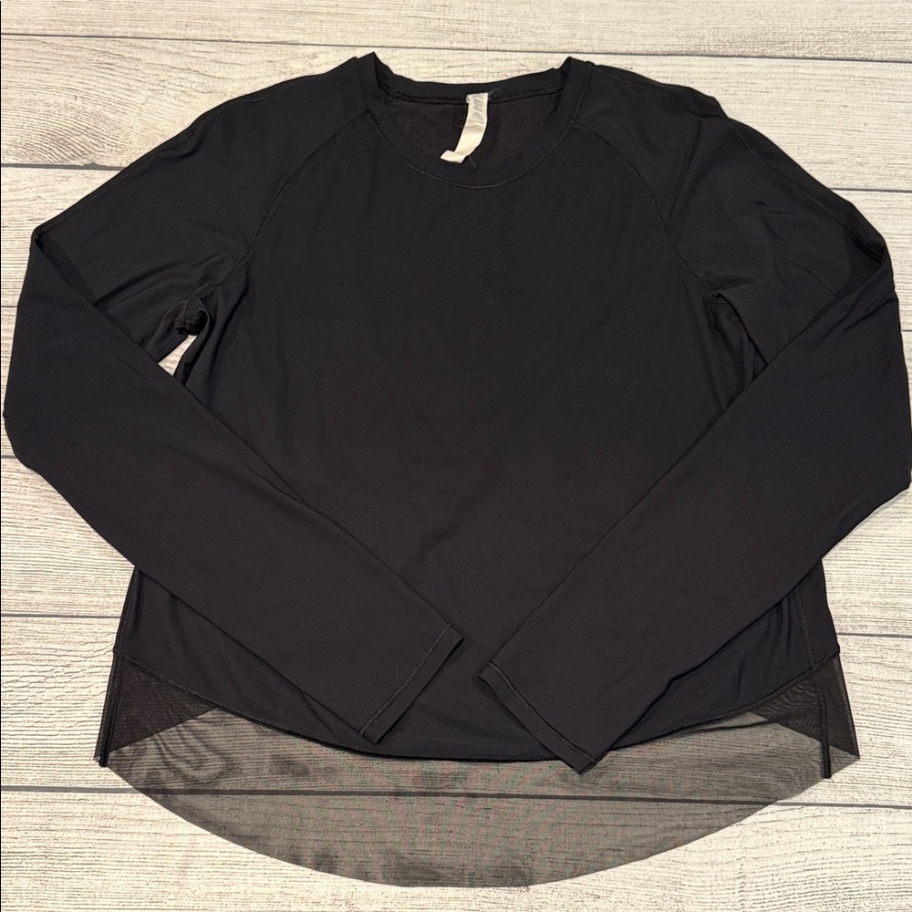 🍋Women’s Lululemon Quick Pace Long Sleeve size 6 black🍋 - Picture 2 of 15